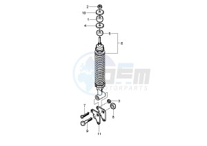 Fly 150 drawing Rear Damper