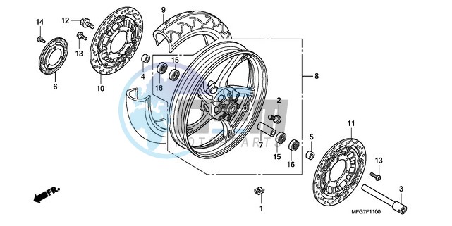 FRONT WHEEL