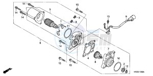 TRX90XB drawing STARTING MOTOR