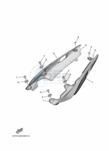 MT-09 MTN890 (B7N1) drawing SIDE COVER