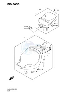 VL800 INTRUDER EU drawing SEAT