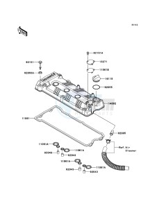 JET_SKI_ULTRA_300X JT1500HDF EU drawing Cylinder Head Cover