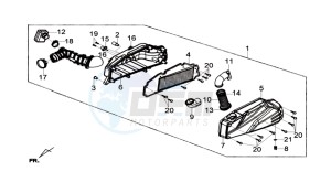 JOYMAX 125I ABS drawing AIRFILTER