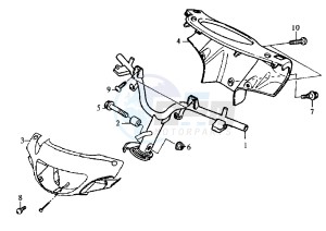 CINDERELLA - 50 cc drawing HANDLEBAR