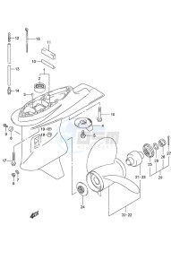 DF 70A drawing Gear Case