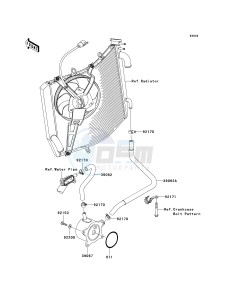 KRF 750 F [TERYX 750 4X4 NRA OUTDOORS] (F8F) C8FA drawing OIL COOLER