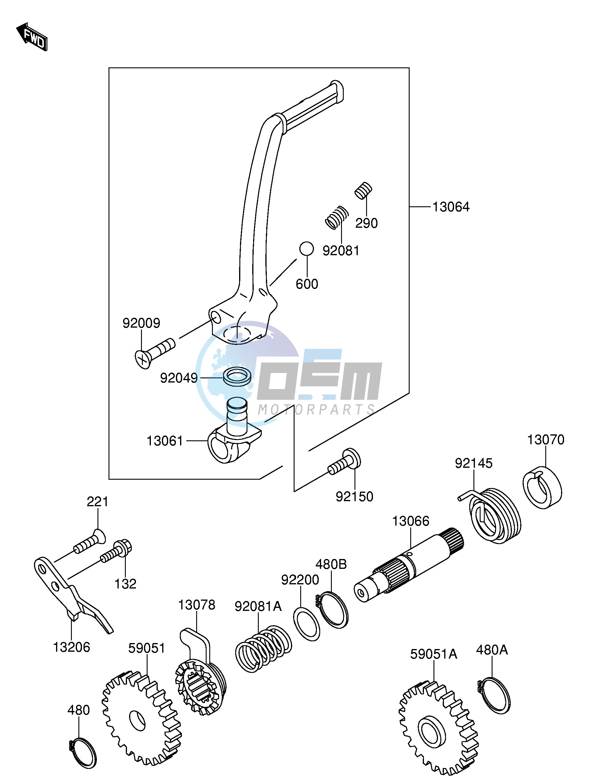 KICKSTARTER MECHANISM