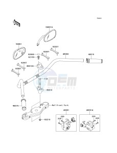 VN 1600 E [VULCAN 1600 CLASSIC] (6F) E6F drawing HANDLEBAR