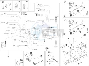 V9 Bobber 850 (EMEA) drawing Central electrical system