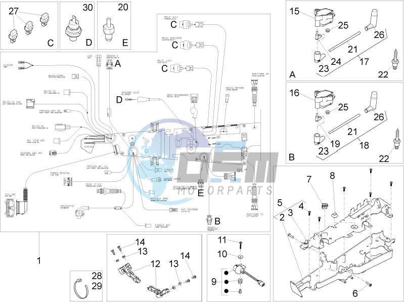 Central electrical system