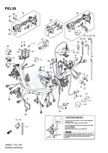 AN650 (E2) Burgman drawing WIRING HARNESS (AN650AL1 E24)