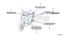 SH300AR9 Europe Direct - (ED / ABS SPC) drawing MARK