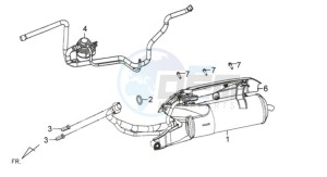 FIDDLE II 50 25KMH NEW ENGINE drawing EXHAUST