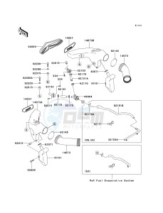 ZX 600 J [ZZR600] (J6F-J8F) J8F drawing AIR DUCT