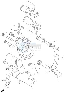 LT-A500F (E3-E28) drawing FRONT CALIPER