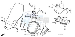 FES1259 France - (F / CMF) drawing HANDLE PIPE/HANDLE COVER