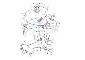 YZF R THUNDER ACE 1000 drawing FUEL TANK