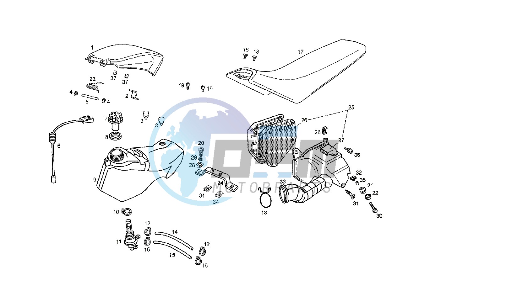 FUEL TANK - SEAT