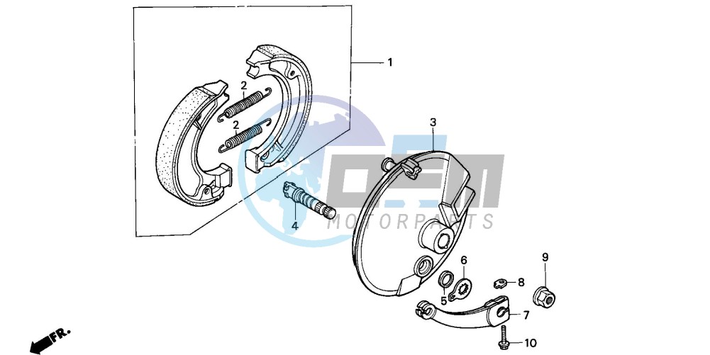 FRONT BRAKE PANEL