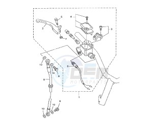 YN NEO'S 50 drawing FRONT MASTER CYLINDER 5C21-7-D-J