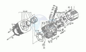 California III 1000 Carburatori Carenato Carburatori Carenato drawing Cylinder head