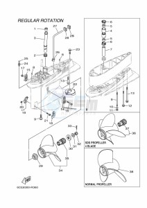 F300BETU drawing PROPELLER-HOUSING-AND-TRANSMISSION-2