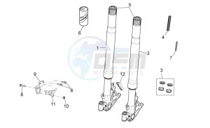 RSV 4 1000 APRC Factory Std SE drawing Front Fork