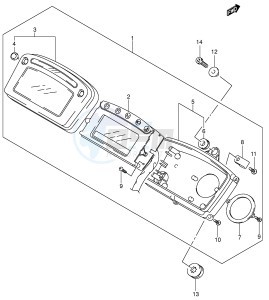 LT-A500F (P28-P33) drawing SPEEDOMETER (MODEL K4 K5)