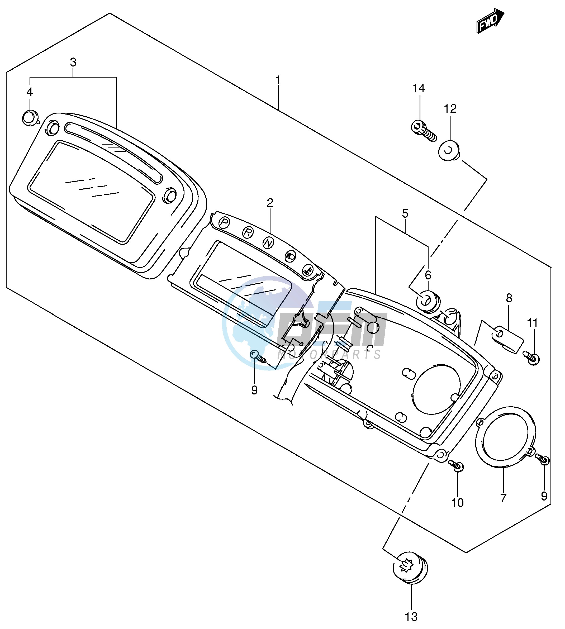 SPEEDOMETER (MODEL K4 K5)