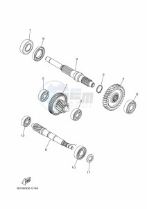 YP125RA XMAX 125 ABS (BL27) drawing FRONT BRAKE CALIPER