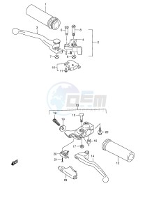 VZ800 (E3-E28) MARAUDER drawing HANDLE LEVER