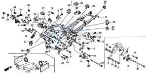 ST1100 drawing FRAME BODY