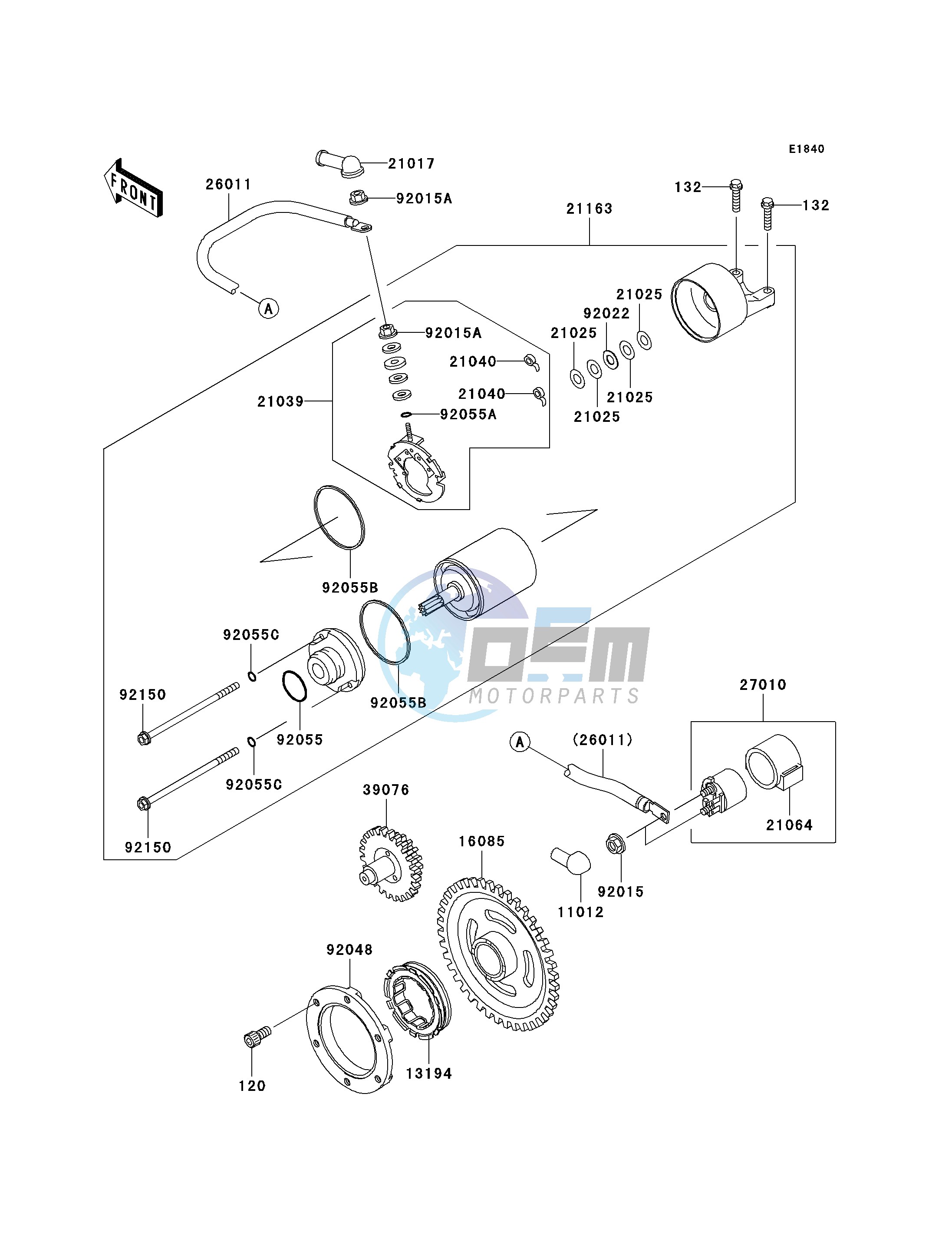 STARTER MOTOR-- A6F - A8F- -