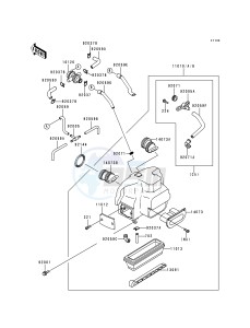 ZG 1000 A [CONCOURS] (A10-A14 A11 Can only) [CONCOURS] drawing AIR CLEANER