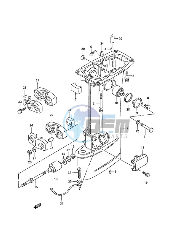 Drive Shaft Housing