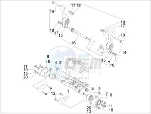 GP 800 drawing Swinging arm