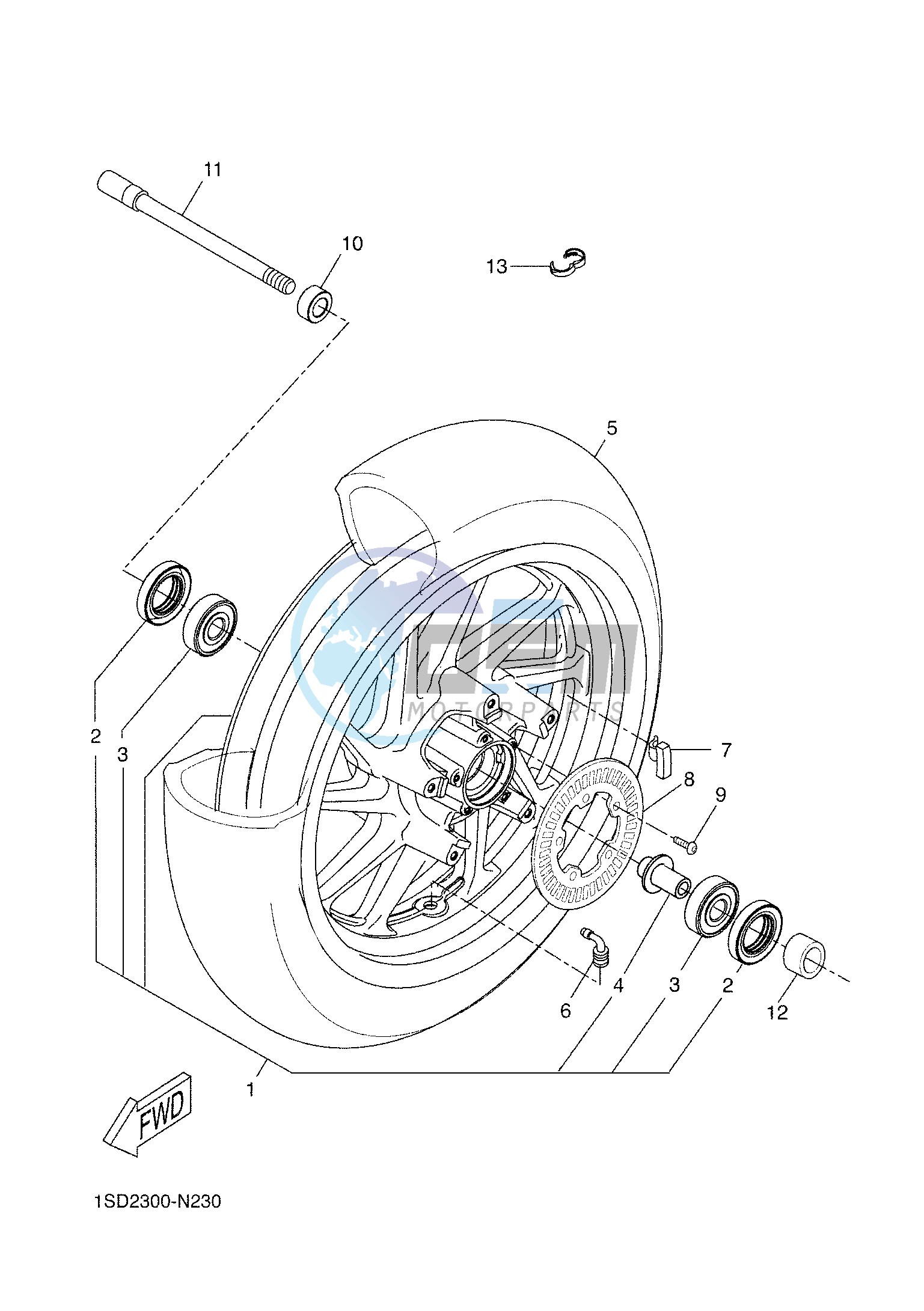 FRONT WHEEL