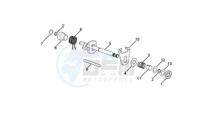 RS 50 drawing Gear change mechanism