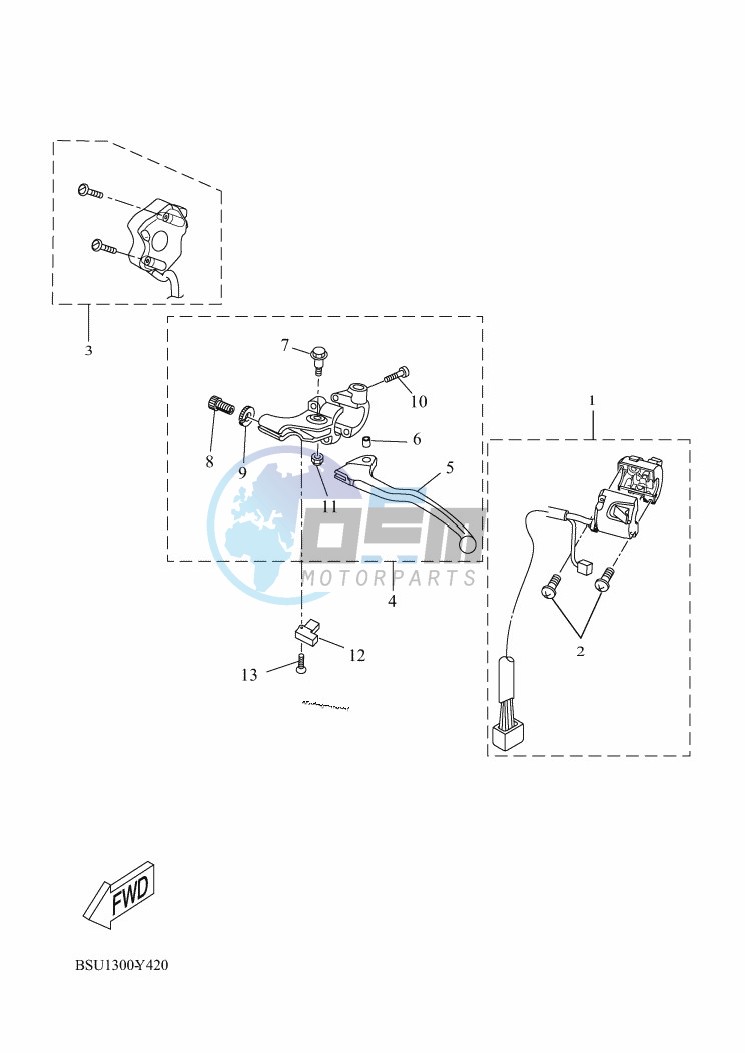 HANDLE SWITCH & LEVER