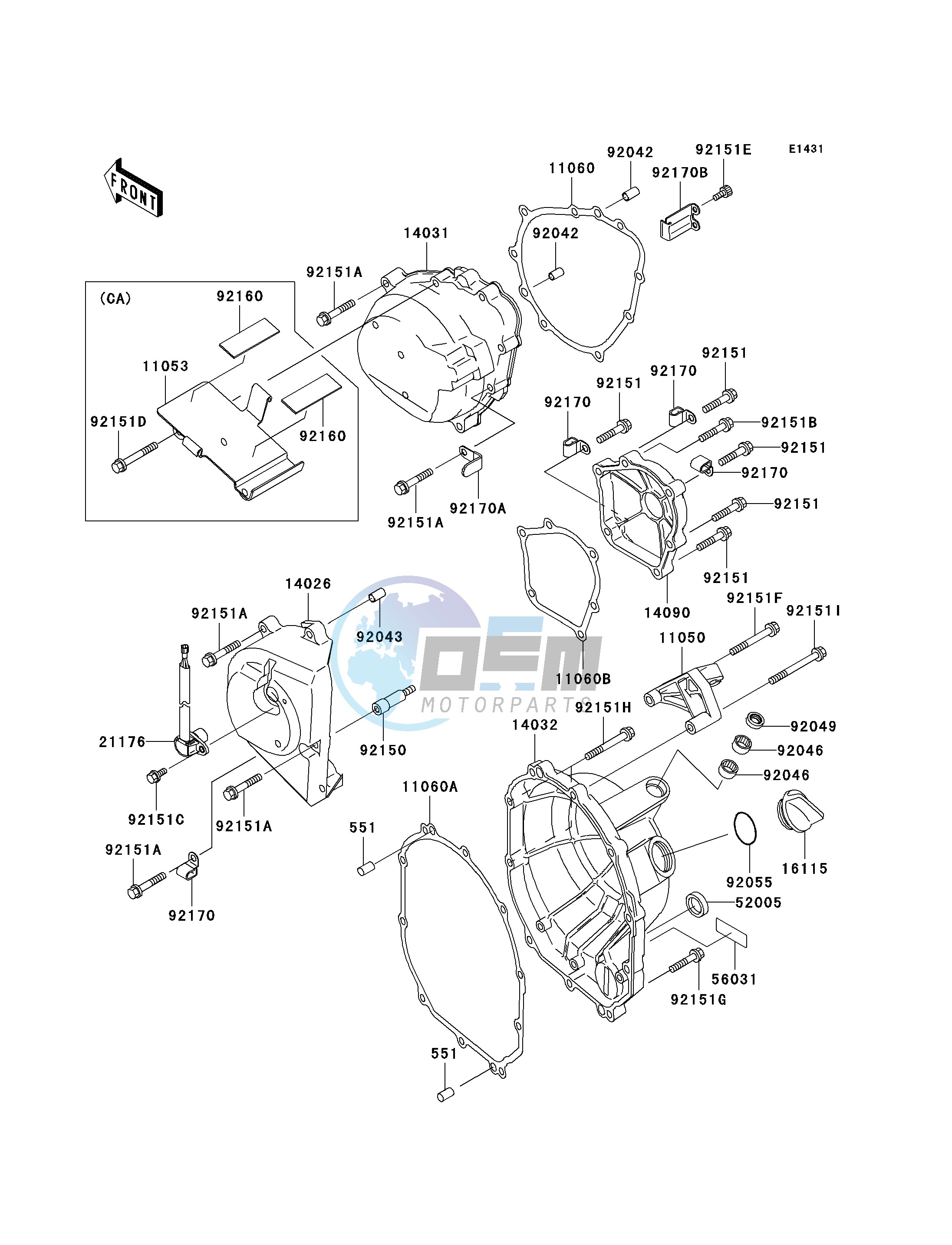 ENGINE COVER-- S- -