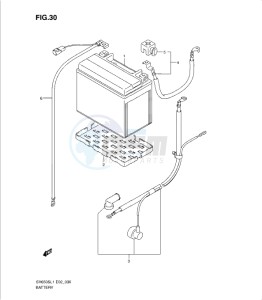 SV650/S drawing BATTERY (SV650SL1 E2)