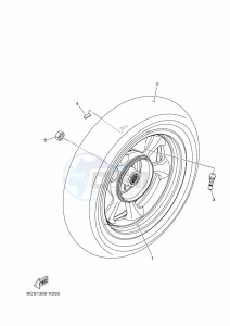 MWS125-C TRICITY 125 (BCS1) drawing REAR WHEEL