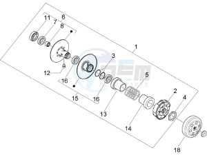 Runner 50 SP drawing Driven pulley