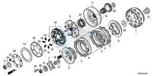 TRX500FM2H Europe Direct - (ED) drawing CLUTCH