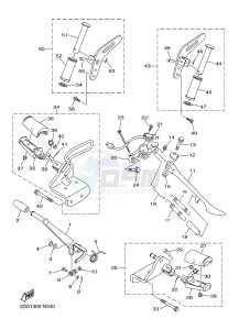 XVS1300CU XVS1300 CUSTOM (2SS1) drawing STAND & FOOTREST