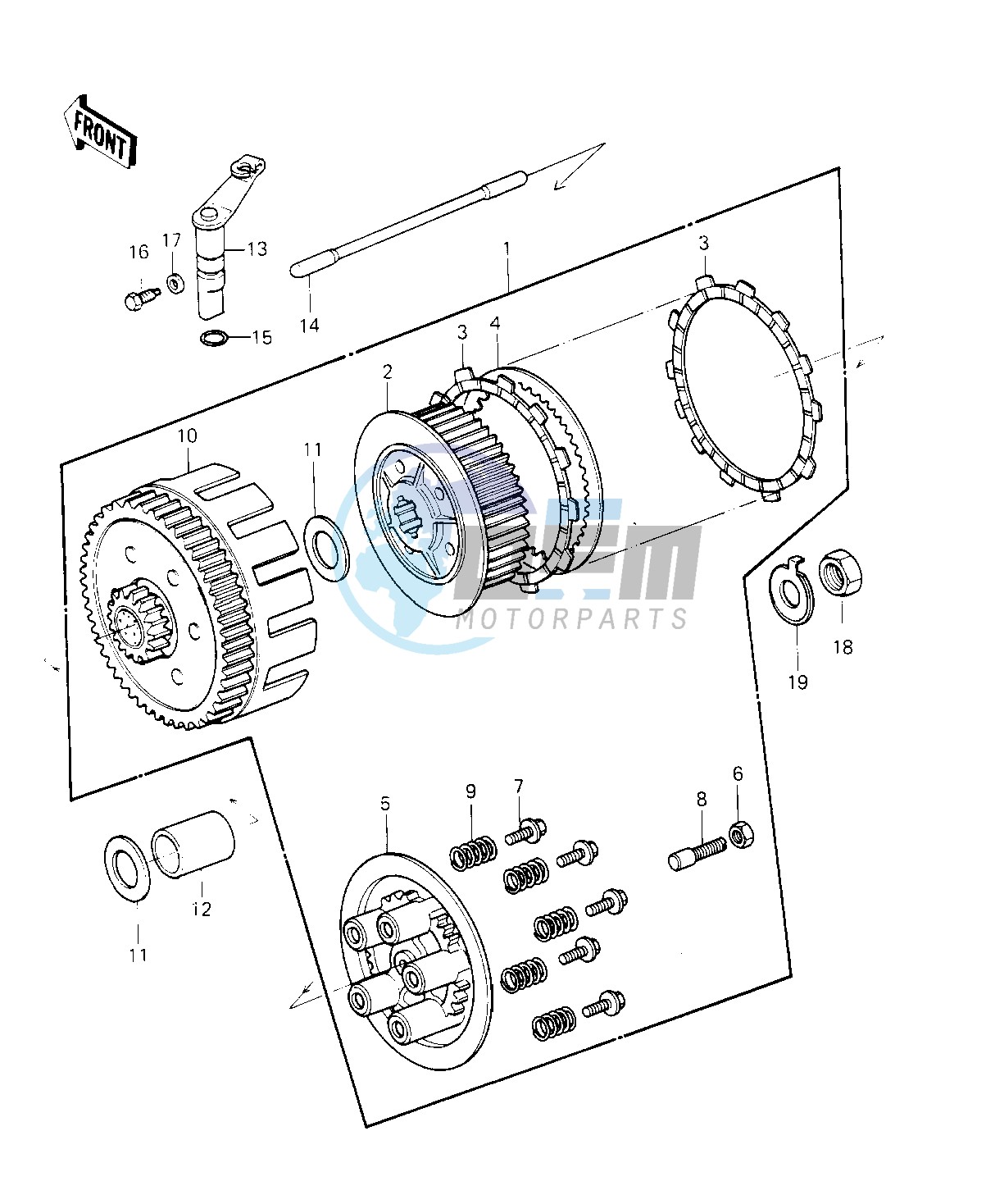 CLUTCH -- 81KDX250-B1- -