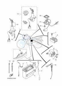 YBR125EGS (43BH) drawing ELECTRICAL 1