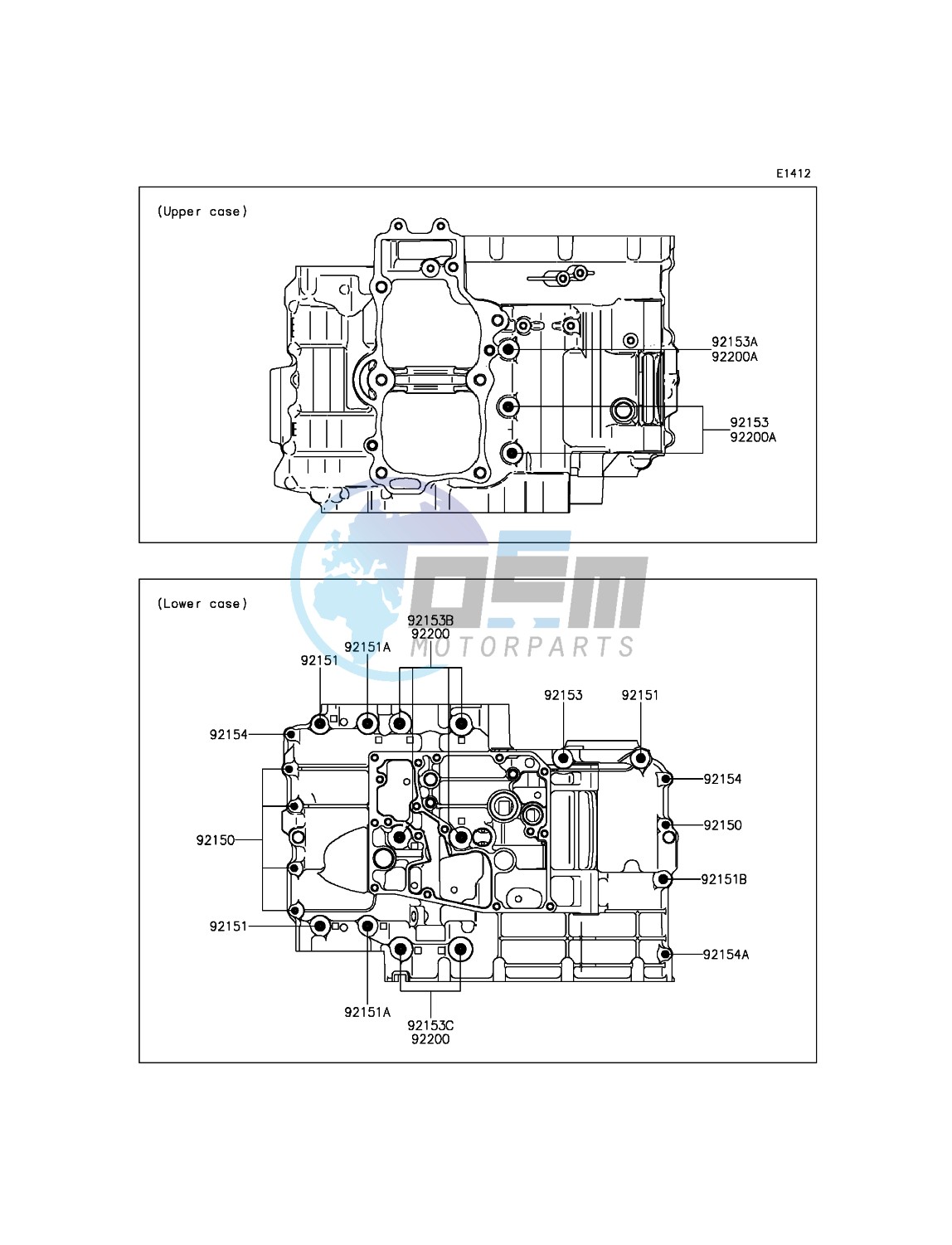 Crankcase Bolt Pattern