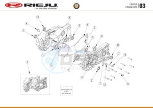 BYE-BIKE-25-KM-H-EURO4-HOLLAND-GREY drawing CRANKCASE