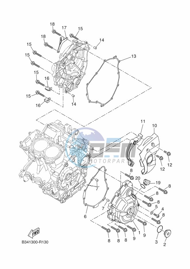 CRANKCASE COVER 1